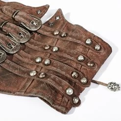 Serre-Taille Steampunk 'Bestia' Marron 25 Serre-Taille Steampunk 'Bestia' Marron -Magasin De Mode serre taille steampunk bestia marron 9