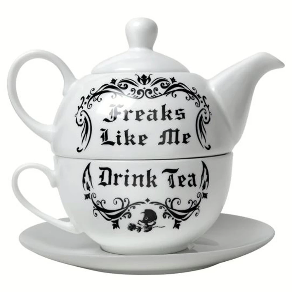 Service à Thé 'Freaks Like Me Drink Tea' 3 Service à Thé 'Freaks Like Me Drink Tea'