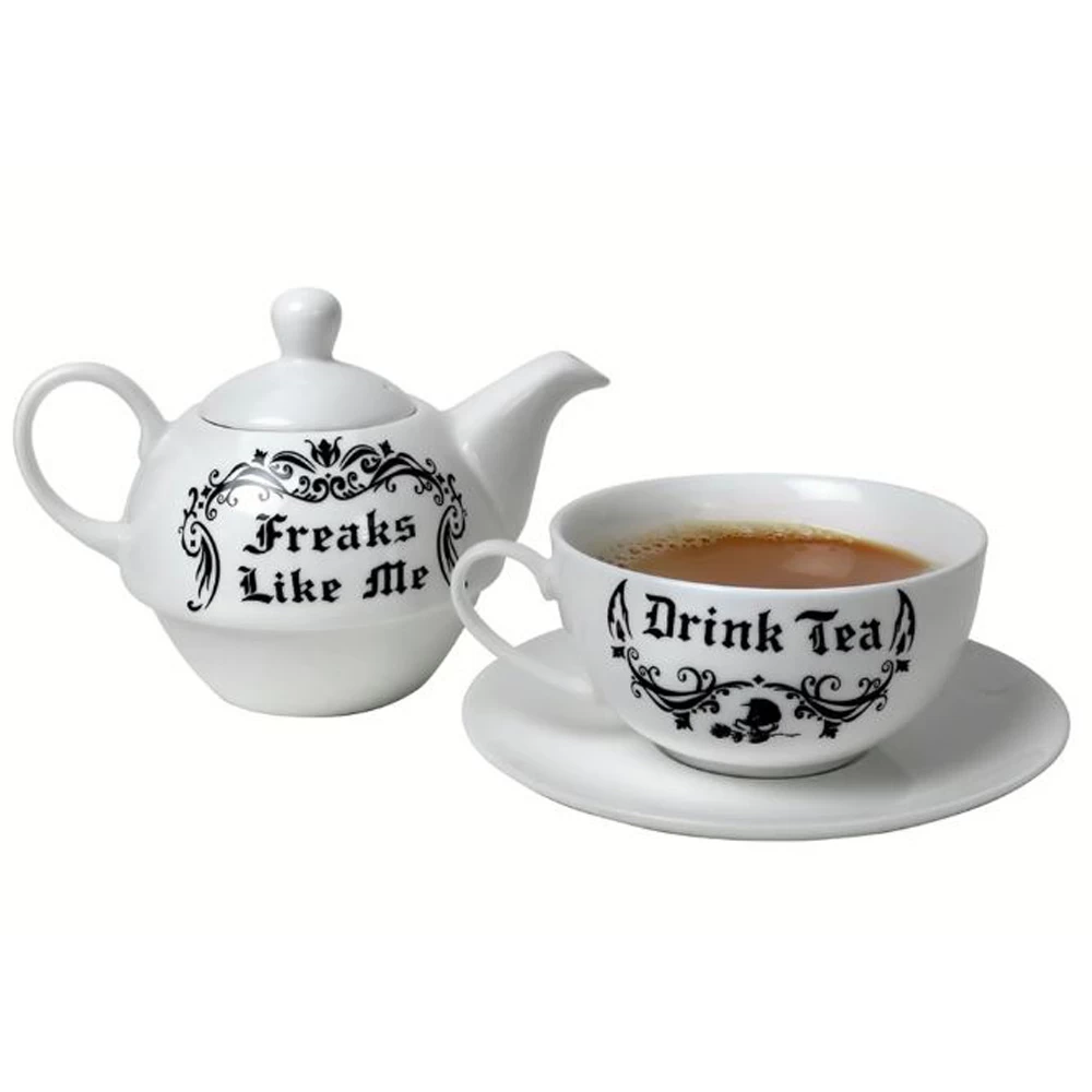 Service à Thé 'Freaks Like Me Drink Tea' 4 Service à Thé 'Freaks Like Me Drink Tea' – Image 2