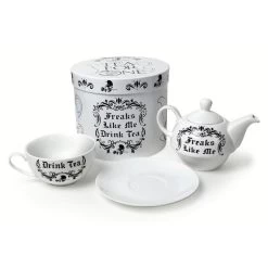 Service à Thé 'Freaks Like Me Drink Tea' 8 Service à Thé 'Freaks Like Me Drink Tea' -Magasin De Mode service a the freaks like me drink tea 1 2