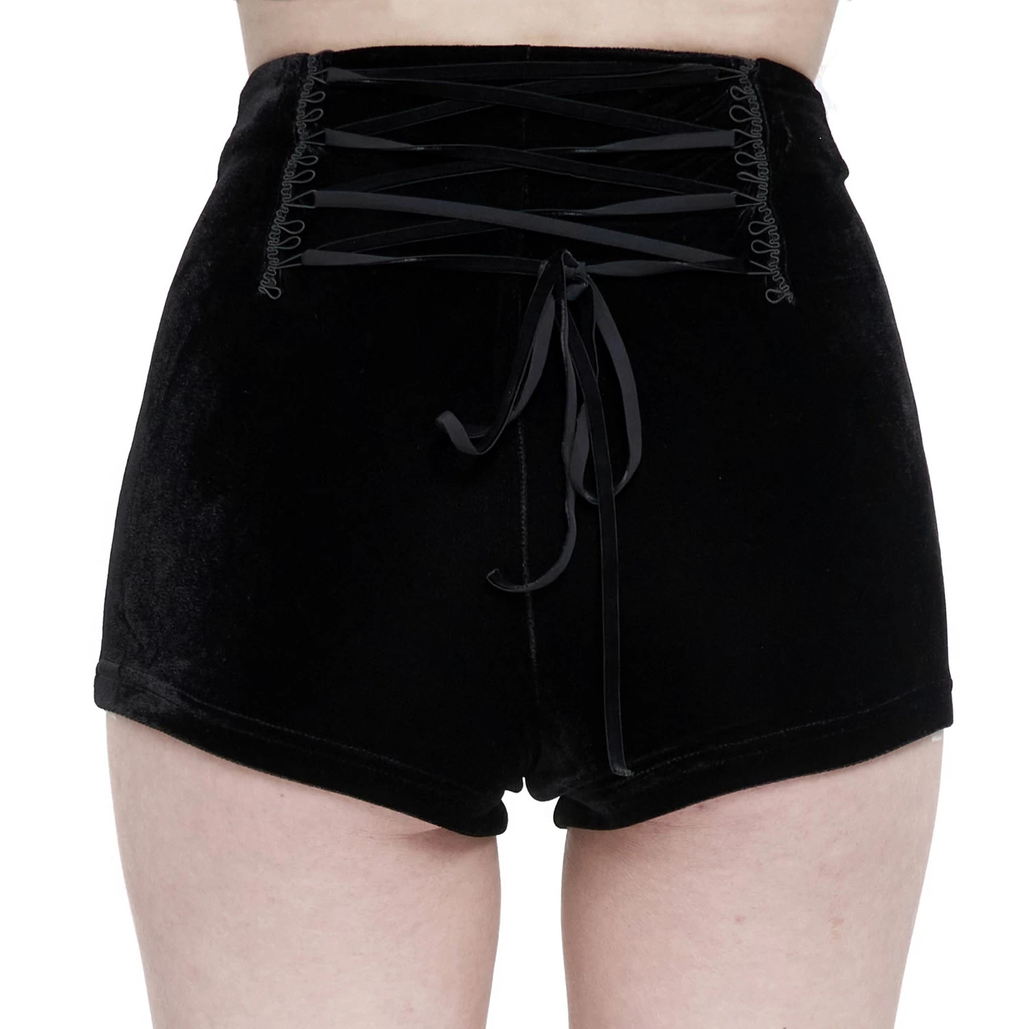 Short 'Artemis' En Velours Noir 13 Short 'Artemis' En Velours Noir – Image 11