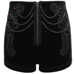 Short 'Artemis' En Velours Noir 30 Short 'Artemis' En Velours Noir -Magasin De Mode short artemis en velours noir 11