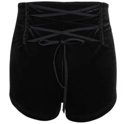 Short 'Artemis' En Velours Noir 31 Short 'Artemis' En Velours Noir -Magasin De Mode short artemis en velours noir 12