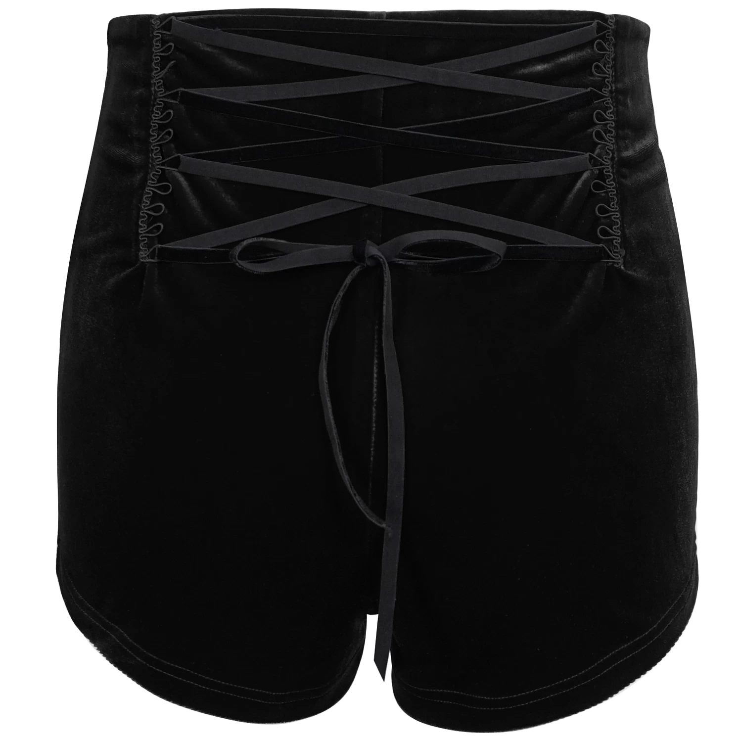 Short 'Artemis' En Velours Noir 15 Short 'Artemis' En Velours Noir – Image 13