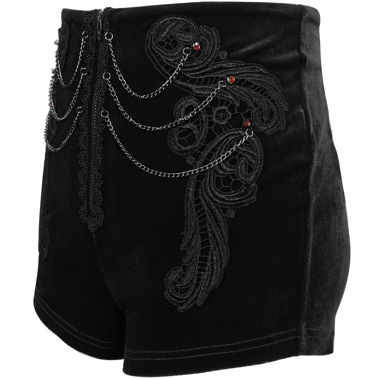 Short 'Artemis' En Velours Noir 16 Short 'Artemis' En Velours Noir – Image 14