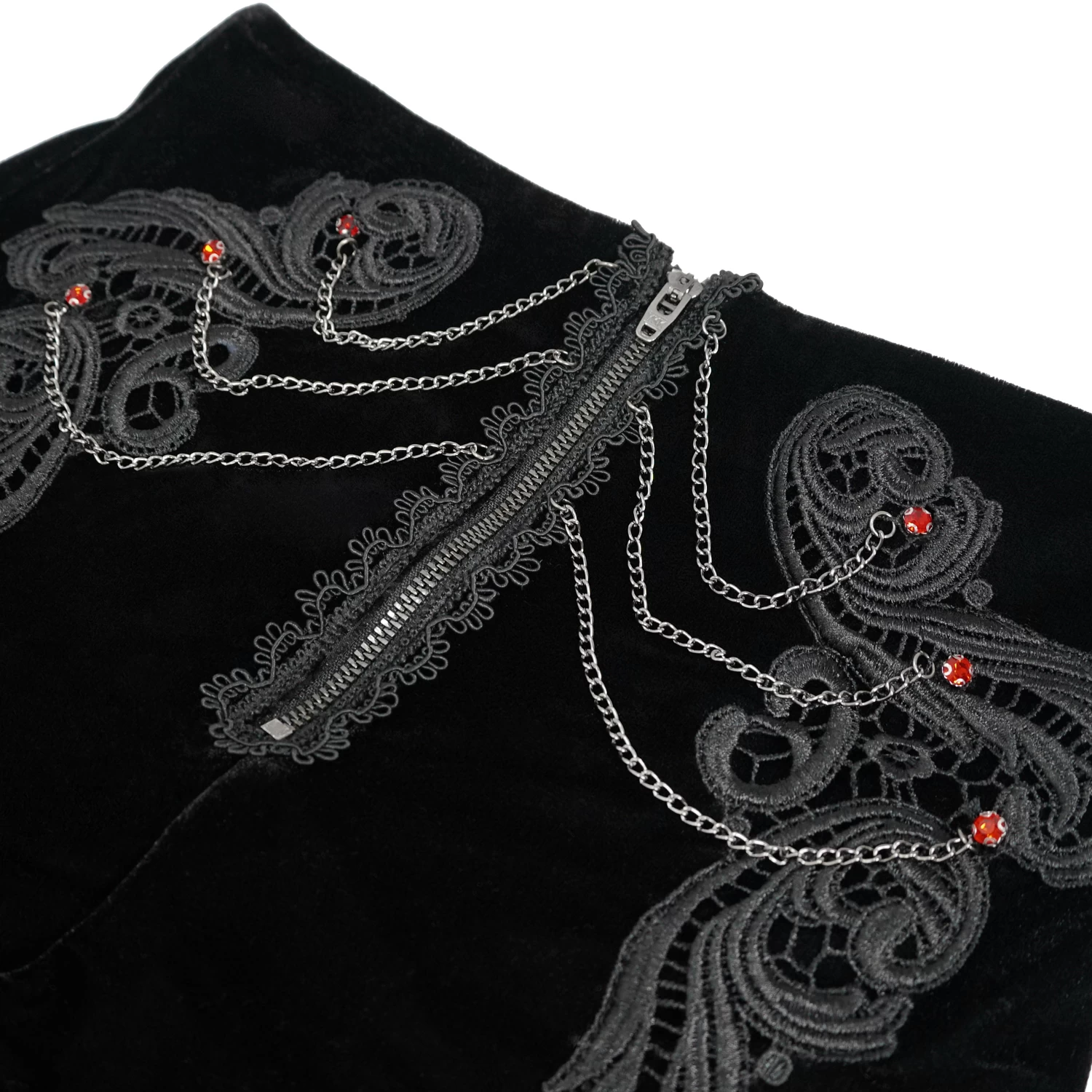 Short 'Artemis' En Velours Noir 17 Short 'Artemis' En Velours Noir – Image 15