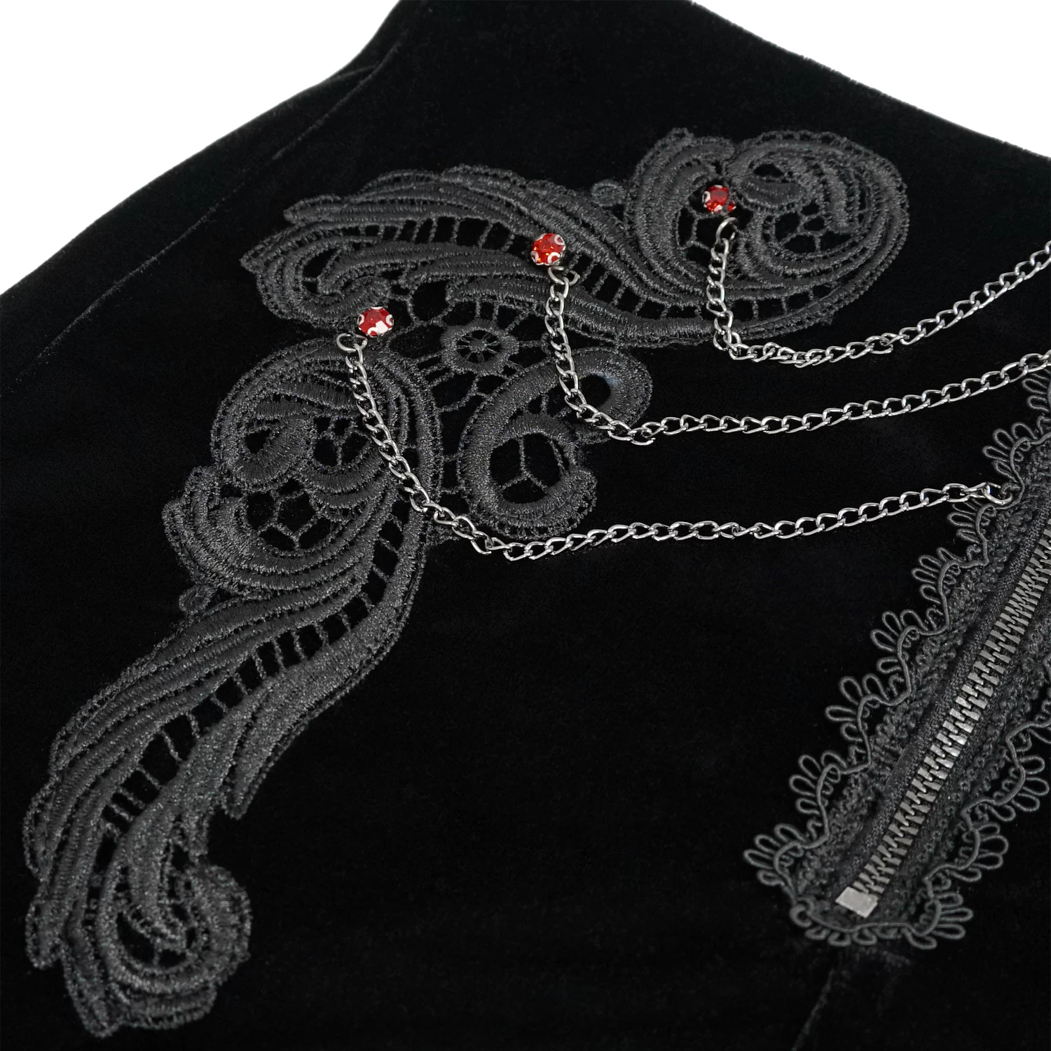 Short 'Artemis' En Velours Noir 18 Short 'Artemis' En Velours Noir – Image 16