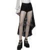 Short Avec Sur-Jupe Amovible 'Coffin' Noir -Magasin De Mode short avec sur jupe amovible coffin noir