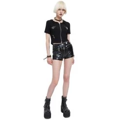 Short 'Cyber Laser' En Vinyl Noir 25 Short 'Cyber Laser' En Vinyl Noir -Magasin De Mode short cyber laser en vinyl noir 4