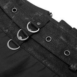 Short-Jupe 'Mortifera' Noire 24 Short-Jupe 'Mortifera' Noire -Magasin De Mode short jupe mortifera noire 10