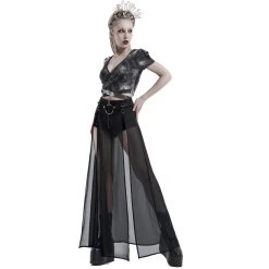 Short-Jupe 'Mortifera' Noire 19 Short-Jupe 'Mortifera' Noire -Magasin De Mode short jupe mortifera noire 5