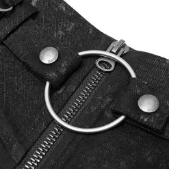 Short-Jupe 'Mortifera' Noire 23 Short-Jupe 'Mortifera' Noire -Magasin De Mode short jupe mortifera noire 9