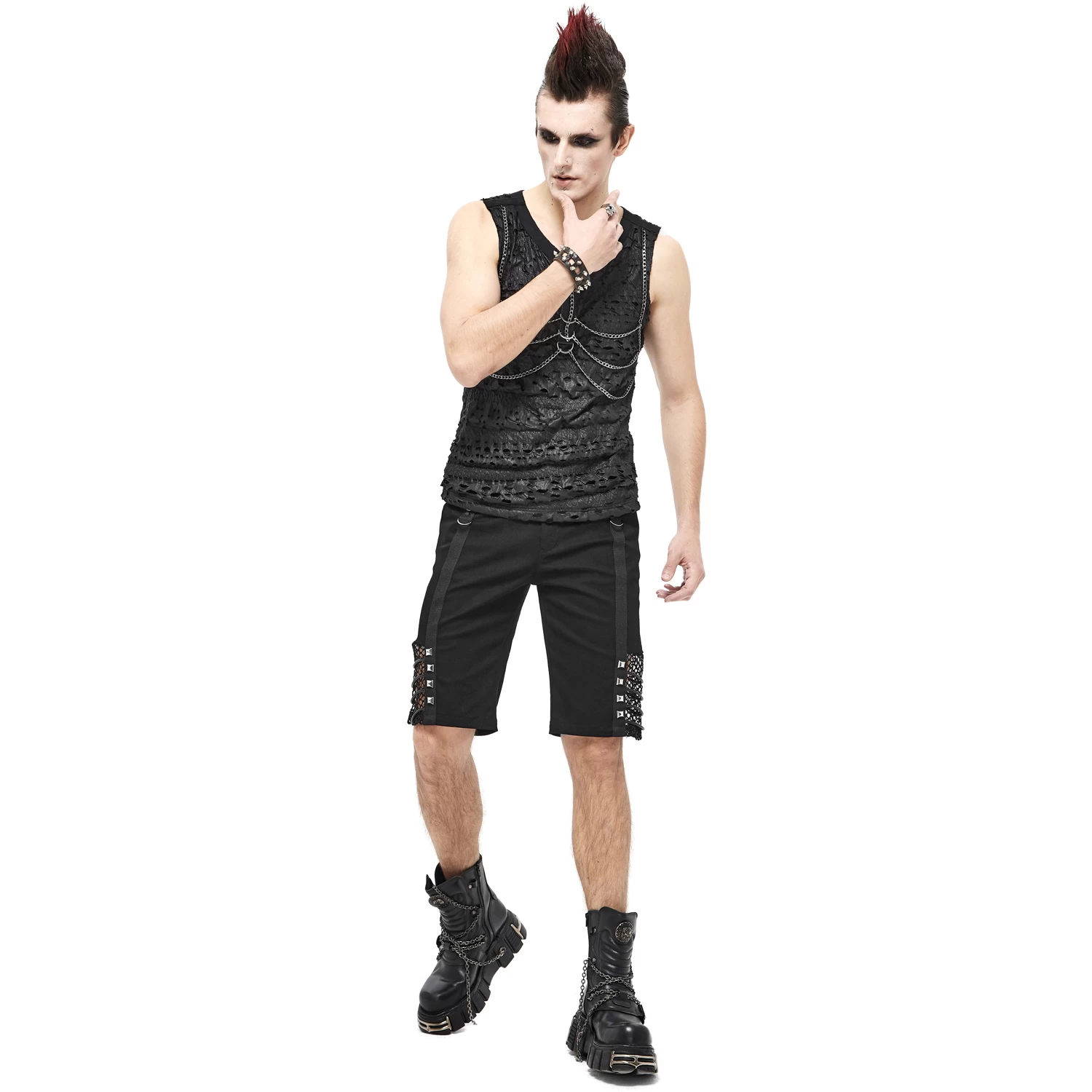 Short Pour Hommes 'Bommot' Noir 4 Short Pour Hommes 'Bommot' Noir – Image 2