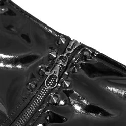 Short Sexy 'Fetishista' En Simili Cuir Noir -Magasin De Mode short sexy fetishista en simili cuir noir 19