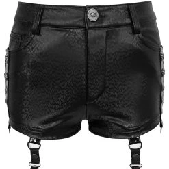 Short Sexy 'Pentagram' En Simili Cuir Noir -Magasin De Mode short sexy pentagram en simili cuir noir 14