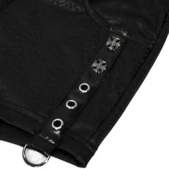 Short Sexy 'Pentagram' En Simili Cuir Noir -Magasin De Mode short sexy pentagram en simili cuir noir 16