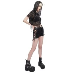 Short 'Sherzal' Noir -Magasin De Mode short sherzal noir 4