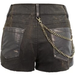 Short 'Steampunk Gear' Marron -Magasin De Mode short steampunk gear marron 12