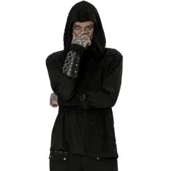 Sweat à Capuche 'Cynfael' Noir -Magasin De Mode sweat a capuche cynfael noir 3