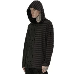 Sweat à Capuche 'Ywain' Noir -Magasin De Mode sweat a capuche ywain noir 3