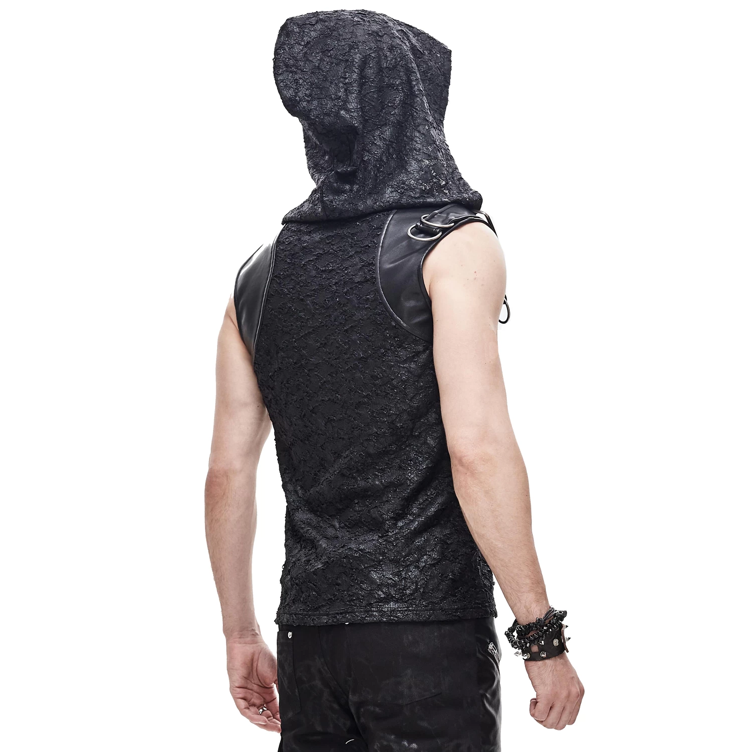 T-Shirt à Capuche 'Haboolm' Noir 9 T-Shirt à Capuche 'Haboolm' Noir – Image 7