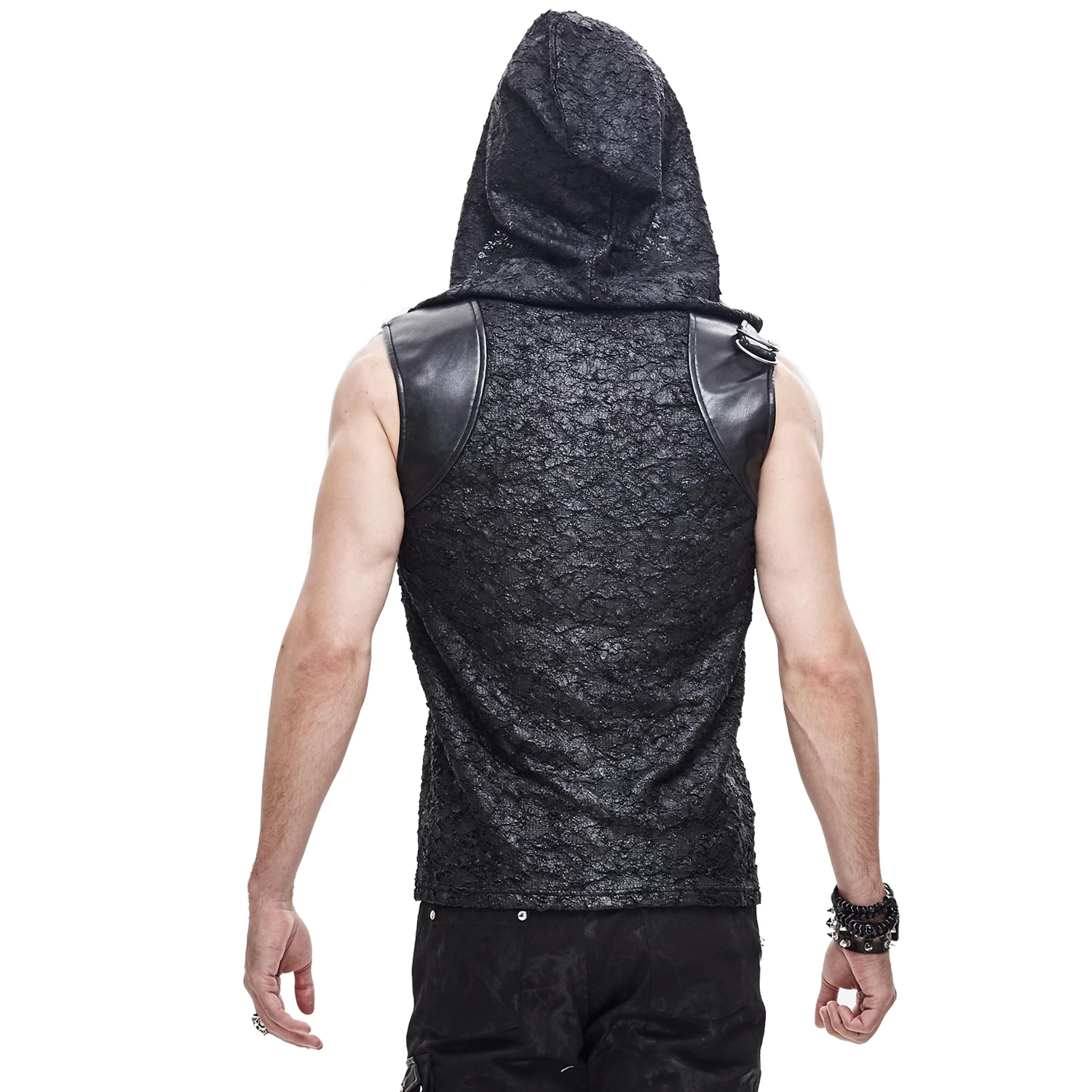 T-Shirt à Capuche 'Haboolm' Noir 10 T-Shirt à Capuche 'Haboolm' Noir – Image 8