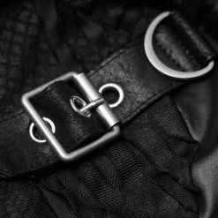 T-Shirt à Manches Courtes 'Punk Bandage' Noir -Magasin De Mode t shirt a manches courtes punk bandage noir 10