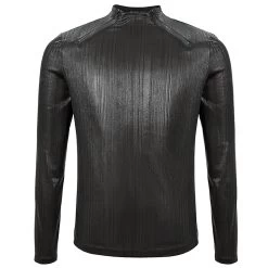 T-Shirt Ă Manches Longues 'Cyber Punk' Noir Brillant