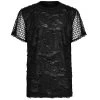 T-Shirt 'Broken Holes' Noir 1 T-Shirt 'Broken Holes' Noir -Magasin De Mode t shirt broken holes noir
