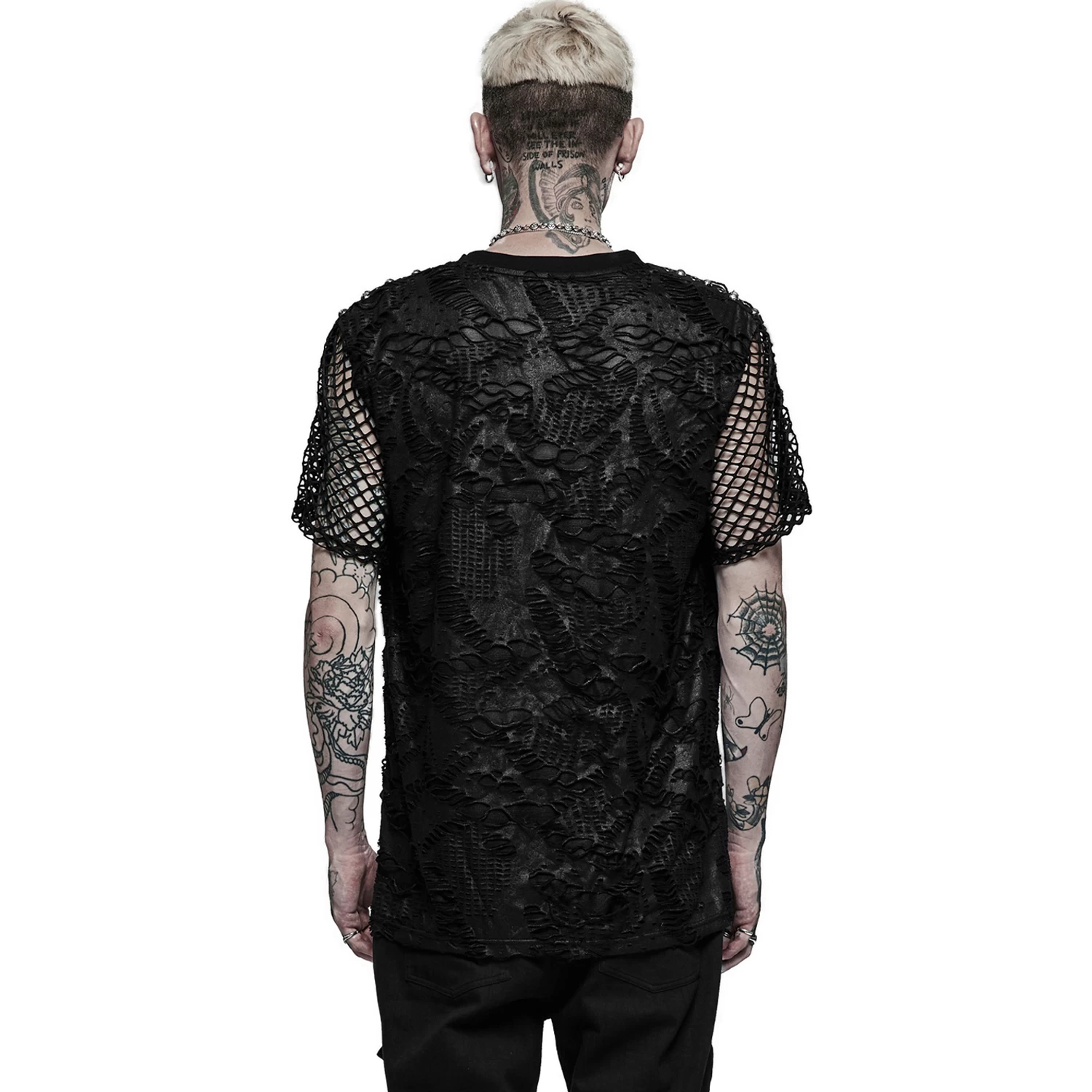 T-Shirt 'Broken Holes' Noir 6 T-Shirt 'Broken Holes' Noir – Image 4