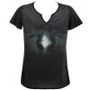 T-Shirt 'Evil Skull' Noir Et Vert -Magasin De Mode t shirt evil skull noir et vert
