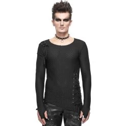 T-Shirt Manches Longues Asymétrique 'Titan' Noir 23 T-Shirt Manches Longues Asymétrique 'Titan' Noir -Magasin De Mode t shirt manches longues asymetrique titan noir 1
