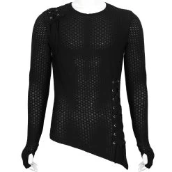 T-Shirt Manches Longues Asymétrique 'Titan' Noir 35 T-Shirt Manches Longues Asymétrique 'Titan' Noir -Magasin De Mode t shirt manches longues asymetrique titan noir 13
