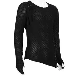 T-Shirt Manches Longues Asymétrique 'Titan' Noir 37 T-Shirt Manches Longues Asymétrique 'Titan' Noir -Magasin De Mode t shirt manches longues asymetrique titan noir 15