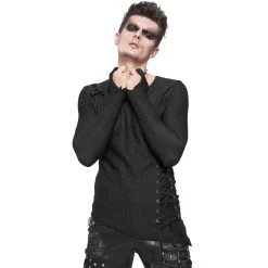 T-Shirt Manches Longues Asymétrique 'Titan' Noir 31 T-Shirt Manches Longues Asymétrique 'Titan' Noir -Magasin De Mode t shirt manches longues asymetrique titan noir 9