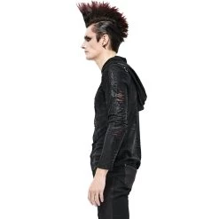 T-Shirt Manches Longues 'Diablo Shabby' à Capuche Noir 23 T-Shirt Manches Longues 'Diablo Shabby' à Capuche Noir -Magasin De Mode t shirt manches longues diablo shabby a capuche noir 3