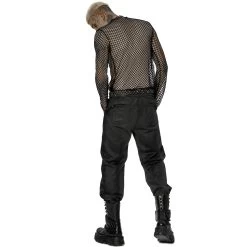 T-Shirt Manches Longues 'Xanthus' En Résille Noire 26 T-Shirt Manches Longues 'Xanthus' En Résille Noire -Magasin De Mode t shirt manches longues xanthus en resille noire 6