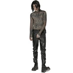 T-Shirt Manches Longues 'Xanthus' En Résille Noire 27 T-Shirt Manches Longues 'Xanthus' En Résille Noire -Magasin De Mode t shirt manches longues xanthus en resille noire 7