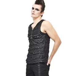 T-Shirt Sans Manches 'Bommoth' Noir -Magasin De Mode t shirt sans manches bommoth noir 3