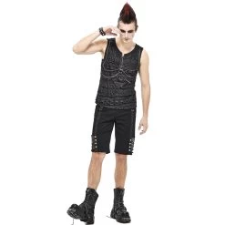 T-Shirt Sans Manches 'Bommoth' Noir -Magasin De Mode t shirt sans manches bommoth noir 6