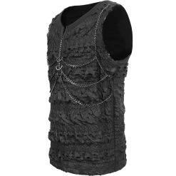 T-Shirt Sans Manches 'Bommoth' Noir -Magasin De Mode t shirt sans manches bommoth noir 9