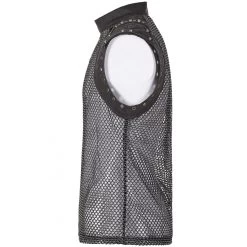 T-Shirt Sans Manches 'Burning Man' En Résille Marron -Magasin De Mode t shirt sans manches burning man en resille marron 8