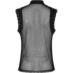 T-Shirt Sans Manches 'Burning Man' En Résille Noire 27 T-Shirt Sans Manches 'Burning Man' En Résille Noire -Magasin De Mode t shirt sans manches burning man en resille noire 10