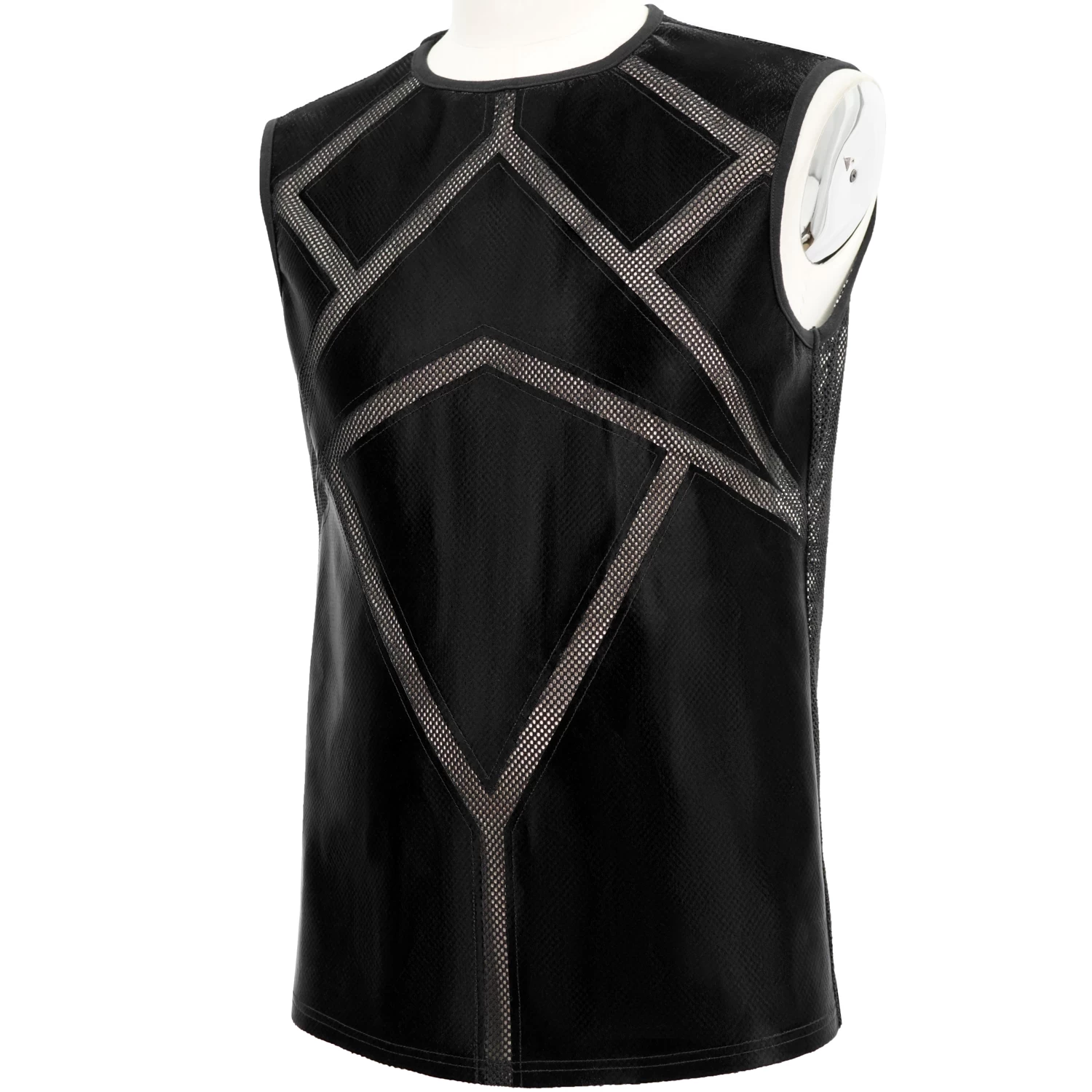 T-Shirt Sans Manches 'Patchwork' Pour Hommes 14 T-Shirt Sans Manches 'Patchwork' Pour Hommes – Image 12