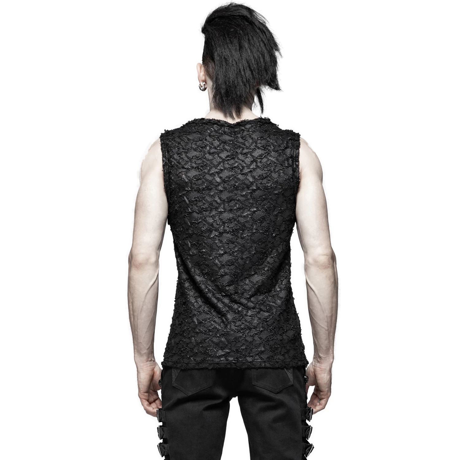 T-Shirt Sans Manches 'Psychonaut' Noir 5 T-Shirt Sans Manches 'Psychonaut' Noir – Image 3