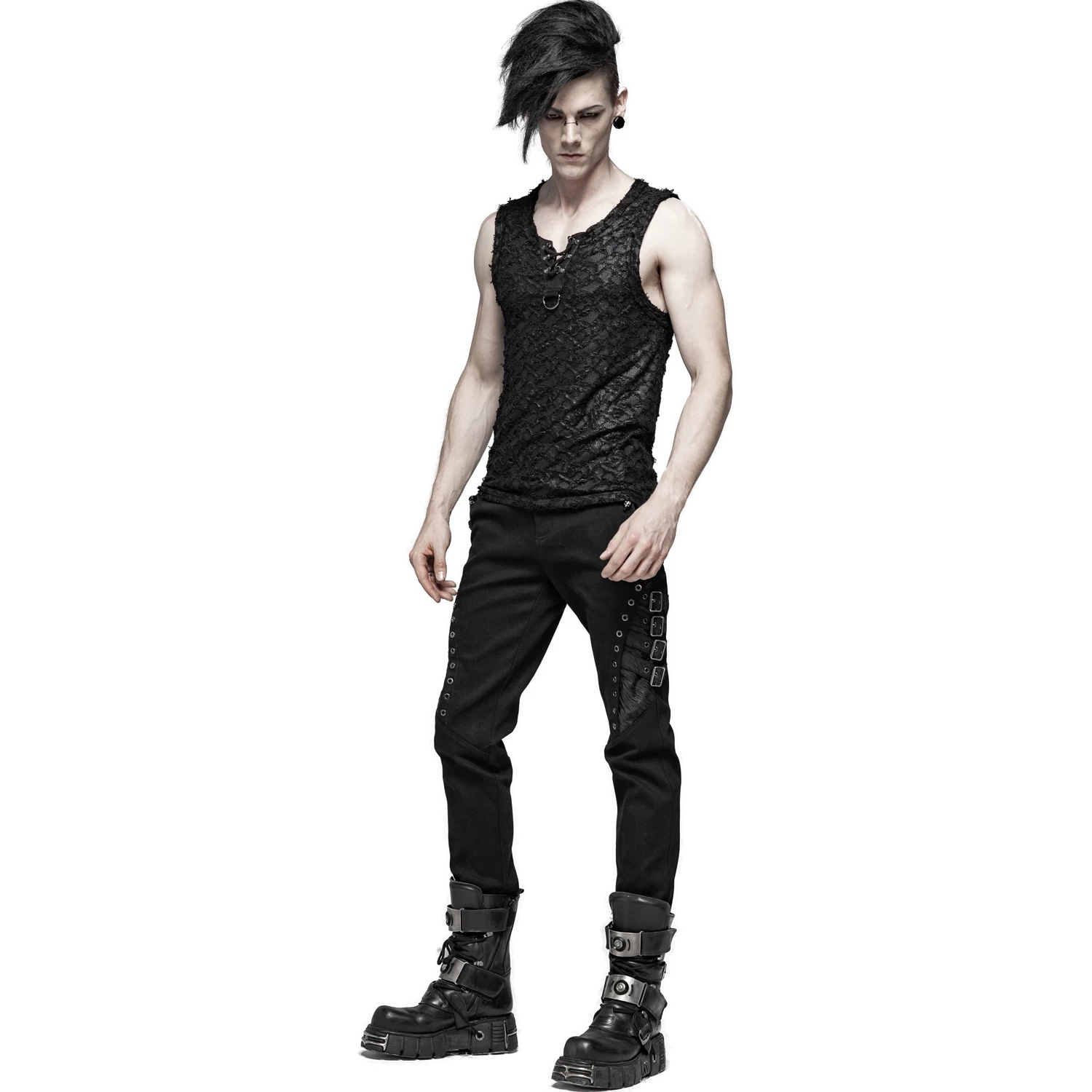 T-Shirt Sans Manches 'Psychonaut' Noir 7 T-Shirt Sans Manches 'Psychonaut' Noir – Image 5