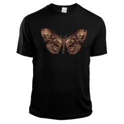 T-Shirt 'Sepulchre Moth' Noir
