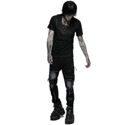 T-Shirt 'Stylish Mesh' Noir -Magasin De Mode t shirt stylish mesh noir 3