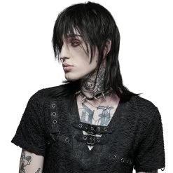 T-Shirt 'Stylish Mesh' Noir -Magasin De Mode t shirt stylish mesh noir 6