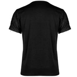 T-Shirt 'Stylish Mesh' Noir -Magasin De Mode t shirt stylish mesh noir 8